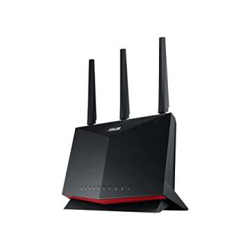 ASUS AX5700 WiFi 6 Gaming Router (RT-AX86S) – Dual Band Gigabit Wireless Internet, up to 2500 sq f...