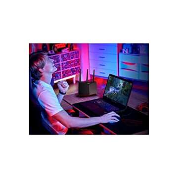 ASUS AX5700 WiFi 6 Gaming Router (RT-AX86S) – Dual Band Gigabit Wireless Internet, up to 2500 sq ft, Lifetime Free Internet Security, Mesh WiFi Support, Gaming Port, True 2 Gbps