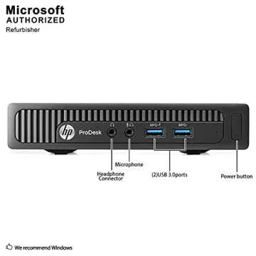 Fast and Compact HP 600 G1 Mini PC with Intel i3 Processor