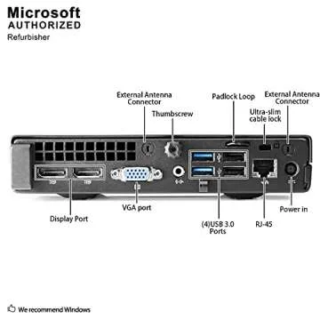 Fast and Compact HP 600 G1 Mini PC with Intel i3 Processor