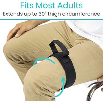 Vive Thigh Lifter Strap for Easy Leg Movement Assistance