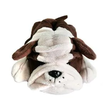 Fuzzy Bulldog Slippers for Adults and Kids - Cozy Comfort