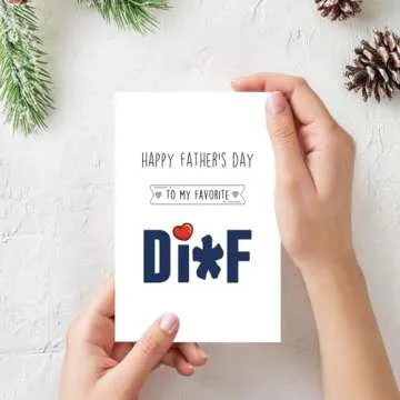 OJsensai Fathers Day Gift for Husband, Fathers Day Card, Happy Fathers Day to Favorite, Fathers Day Card from Wife, Fathers Day for Boyfriend