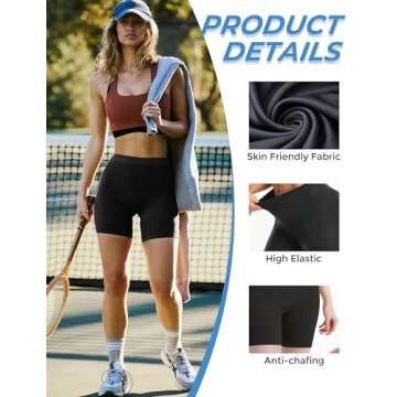 ZENUTA Slip Shorts for Women Under Dresses, Seamless Anti Chafing Shorts Women, Smooth Boy Shorts Un...