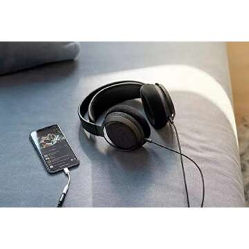 Philips Fidelio X3 Professional Studio Monitor Headphones for Recording & Mixing Wired Over The Ear Open-Back Headphones, Multi-Layer 50mm Diaphragms, Hi-Res Music Studio Headset, Premium Finishing