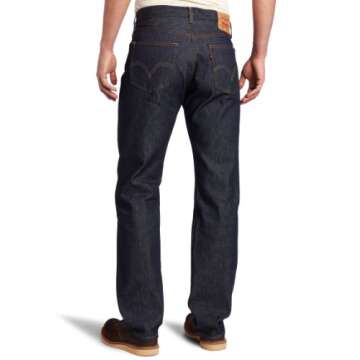 Levi's Men's 501 Original Fit Jeans (Also Available in Big & Tall), Rigid, 36W x 31L