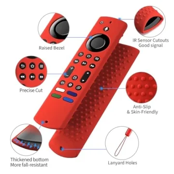 Silicone Remote Cover for Fire TV Stick 4K Max and More