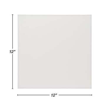Samsill 50 Pack 12x12 .007 Clear Craft Plastic Sheets Compatible with Cricut, Stencils, Cards, Journals, Crafts, 3D Embellishments, Acetate Sheets for Crafts, Plastic Sheet .007"