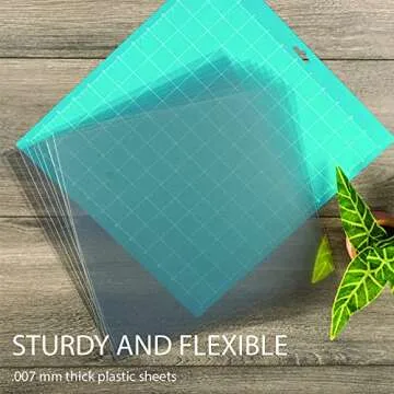 Samsill 50 Pack Craft Plastic Sheets for Stencils and Cards