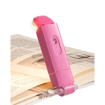 DEWENWILS USB Rechargeable Book Light - Eye Care, Blue Light Blocking, 4 Brightness Modes
