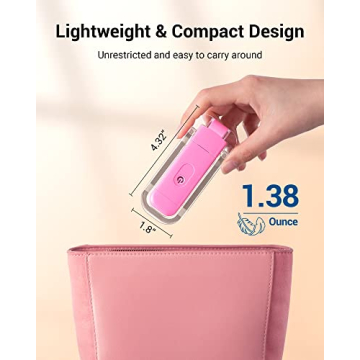 DEWENWILS USB Rechargeable Book Light with Blue Light Blocking