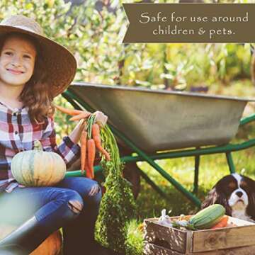 Preen Natural Vegetable Garden Weed Preventer - 5 lb. Bottle - Covers 250 sq. ft.