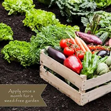 Preen Natural Vegetable Garden Weed Preventer - 5 lb. Bottle - Covers 250 sq. ft.