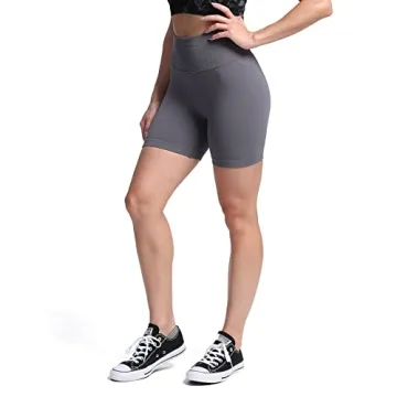Aoxjox Women's Scrunch High Waisted Workout Shorts