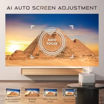 AURZEN BOOM 3 Smart 4K Projector with WiFi & Bluetooth