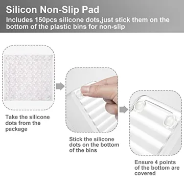 CHEFSTORY 23 PCS Clear Drawer Organizers Set for Home Organization