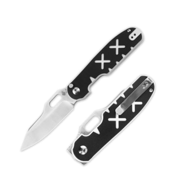 Kizer Cormorant Pocket Knife, Button Lock EDC Folding Knife, Survival Hunting Knife, Camping Knife w...