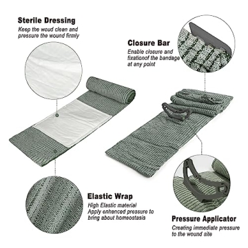 Upgrade Israeli Style Emergency Bandage 2-Pack for First Aid