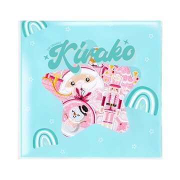 9 Pink Christmas Iron on Patches for Festive DIY Crafts