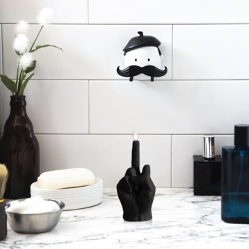 6sisc Middle Finger Candle Fun Home Decor Gift