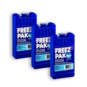 Freez Pak (3 Pack) Reusable Ice Packs - Perfect for All Coolers!