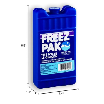 Freez Pak 3 Pack Reusable Ice Packs for Events and Picnics