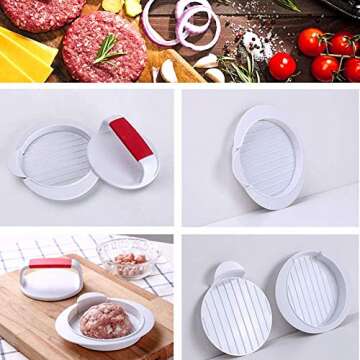 Perfectly Sized Burger Press for Flawless Patties