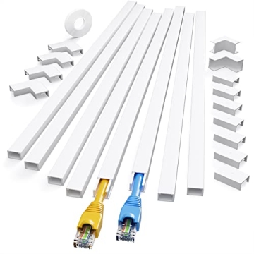 Yecaye Cord Hider - Cable Concealer for Home Office