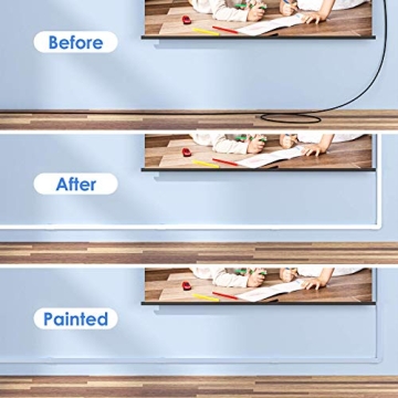 Yecaye Cord Hider - Cable Concealer for Home Office