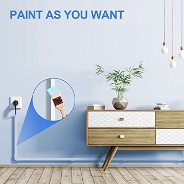 Yecaye Cord Hider - Cable Concealer for Home Office