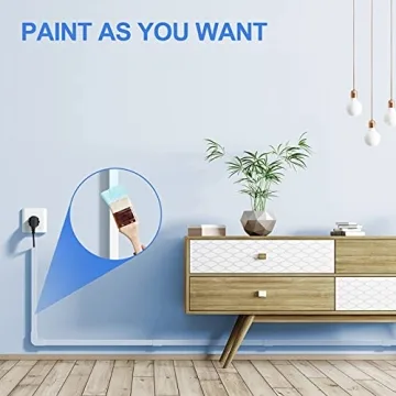 Yecaye Cord Hider - Cable Concealer for Home Office