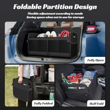 Sposuit Trunk Organizer - Spacious & Durable Car Storage