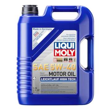 Liqui Moly Leichtlauf High Tech SAE 5W-40 | 5 L | Synthesis Technology Motor Oil | SKU: 2332