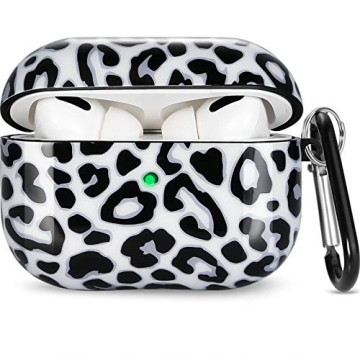 Olytop Compatible with Airpods Pro Case, Olytop Cute Leopard Airpods Pro Protective Case Cover Print...