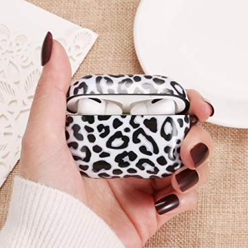 Olytop Stylish Leopard AirPods Pro Case with Keychain