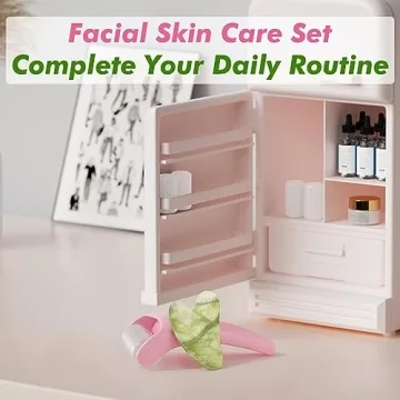 Gua Sha Ice Roller Set for Puffiness & Radiant Skin