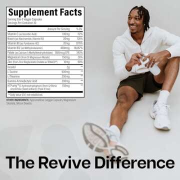 Revive MD | Calm | Stress Management for Men and Women | Mood Enhancement | 180 Capsules