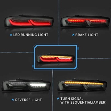 VLAND LED Tail Lights for 2016-2018 Chevy Camaro