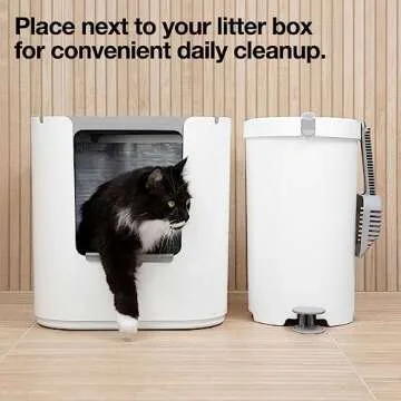 Modkat Cat Litter Disposal Keeper - Innovative Odor Control, Eco-Friendly Bags, Perfect for Pet Owne...