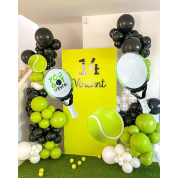 Tennis Party Balloons - Vibrant Decorations for Events