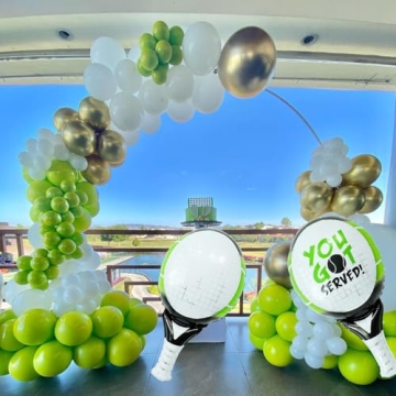 Tennis Party Balloons - Vibrant Decorations for Events