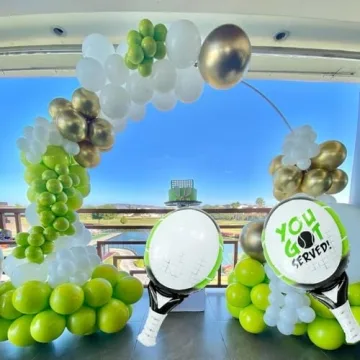 Tennis Party Balloons - Vibrant Decorations for Events