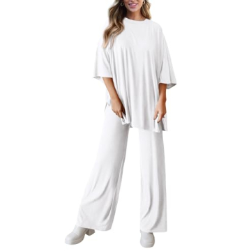 PRETTYGARDEN Women's Stylish 2 Piece Lounge Outfit - Chic Comfort