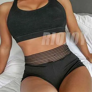 RIOJOY Scrunch Yoga Shorts - Stylish & Functional Women's Wear