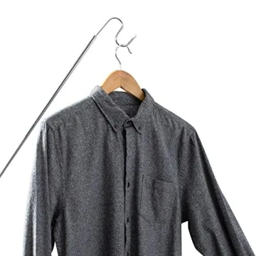 Organize It All Reach Hook Perfect for High Clothing Access