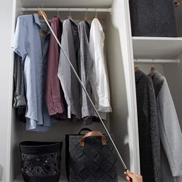 Organize It All Reach Hook Perfect for High Clothing Access