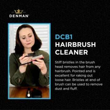 Denman Hairbrush Cleaning Brush for Effective Hairbrush Cleaning, DBC1