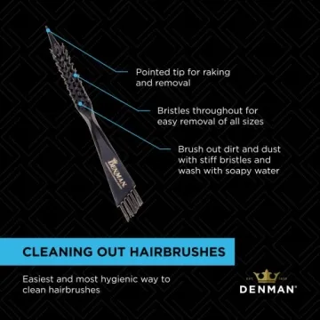 Denman Hairbrush Cleaning Brush for Effective Hairbrush Cleaning, DBC1