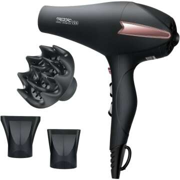 Professional Ionic Hair Dryer with Diffuser