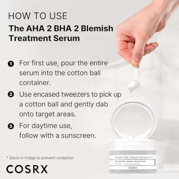 COSRX Blemish Treatment Serum with Pure Cotton Balls